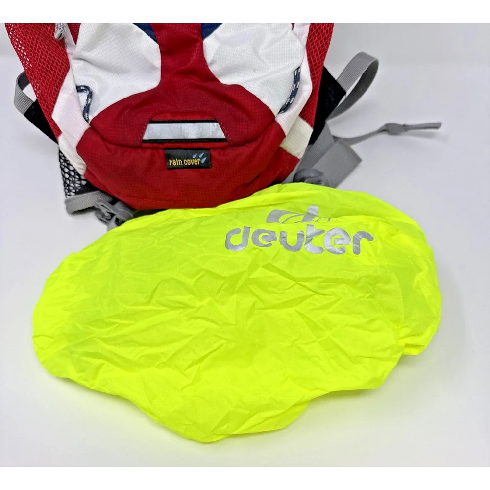 Deuter Compact Lite 8 Red White Blue Hydration Bike Backpack 8L